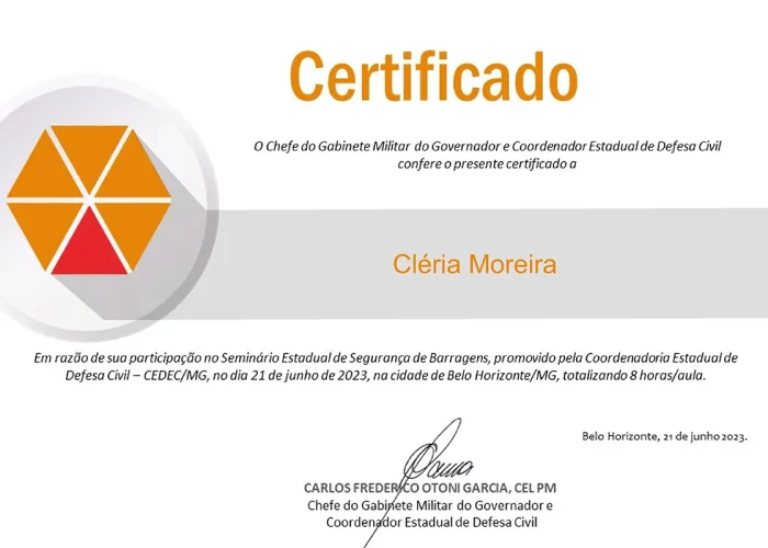 Certificado_SeminarioSegurançaBarragens_BeloHorizonte_2023